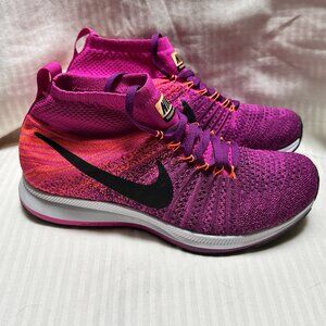 BRAND NEW! NIKE ZOOM PEGASUS ALL OUT FLYKNIT GS 'BRIGHT GRAPE' 8.5 W / 7 YOUTH
